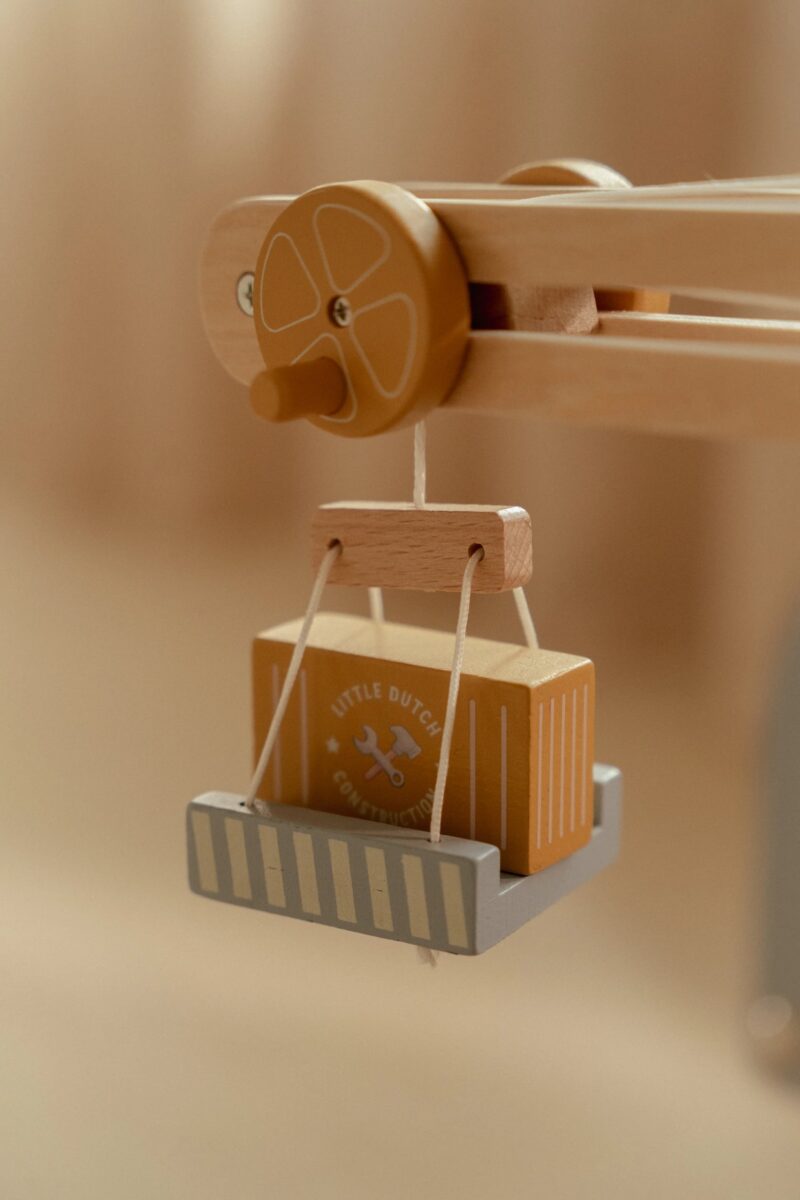 Little Dutch puidust kraana komplekt