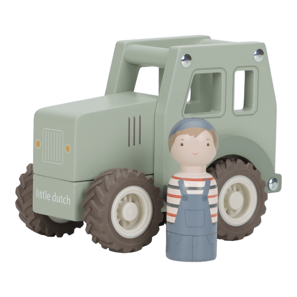 Little Dutch roheline traktor farmeriga