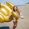 täispuhutav kuldne luige rõngas