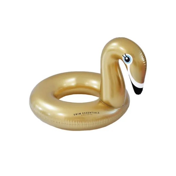 täispuhutav rõngas kuldne flamingo
