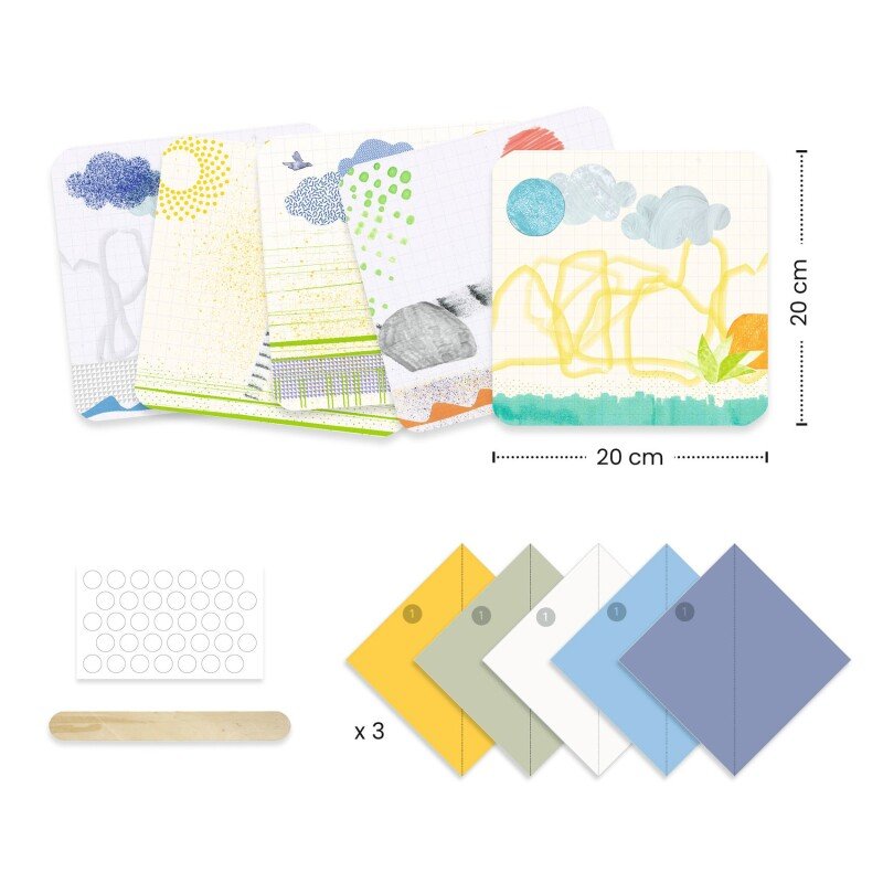 Djeco paberist loomade valmistamise origami