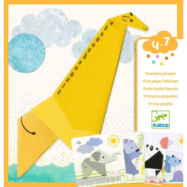 Djeco paberist loomade valmistamise origami