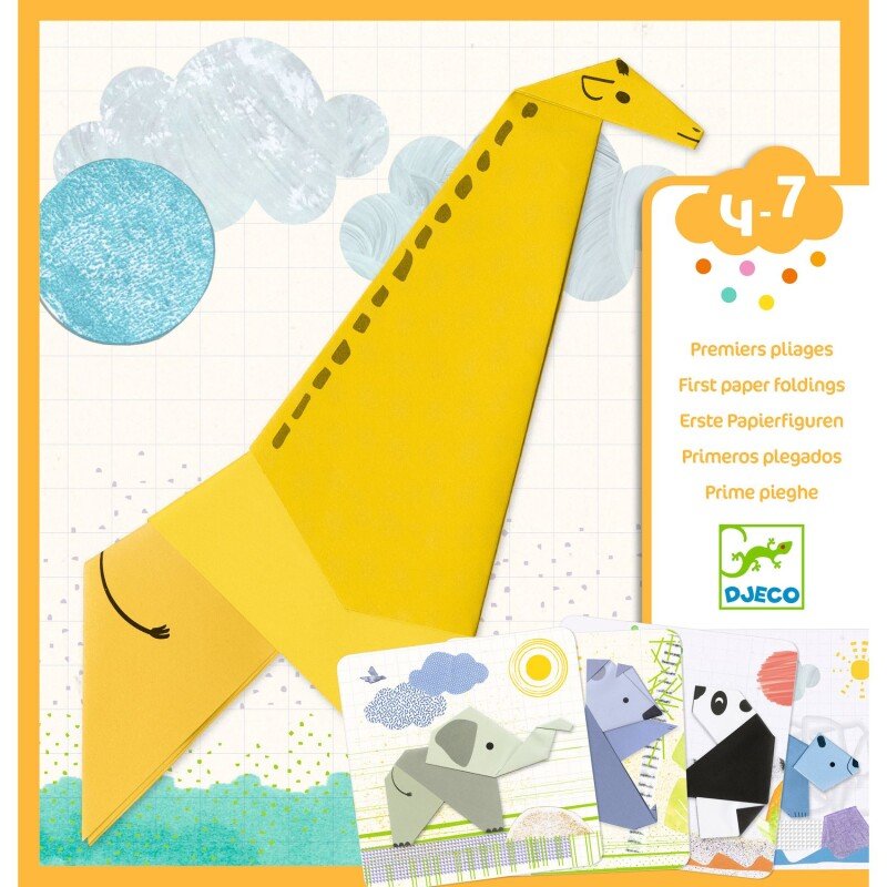 Djeco paberist loomade valmistamise origami