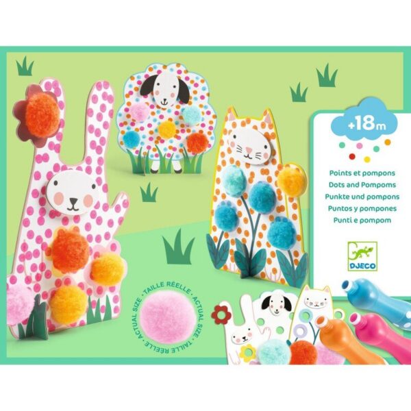 Djeco loomade meisterdamise komplekt pom pomidega
