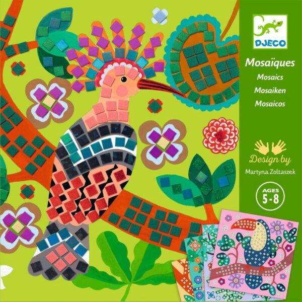 Djeco mosaiigi pildid lindudega