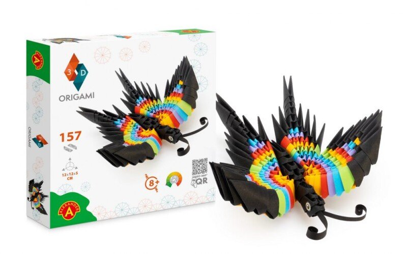 origami liblikas
