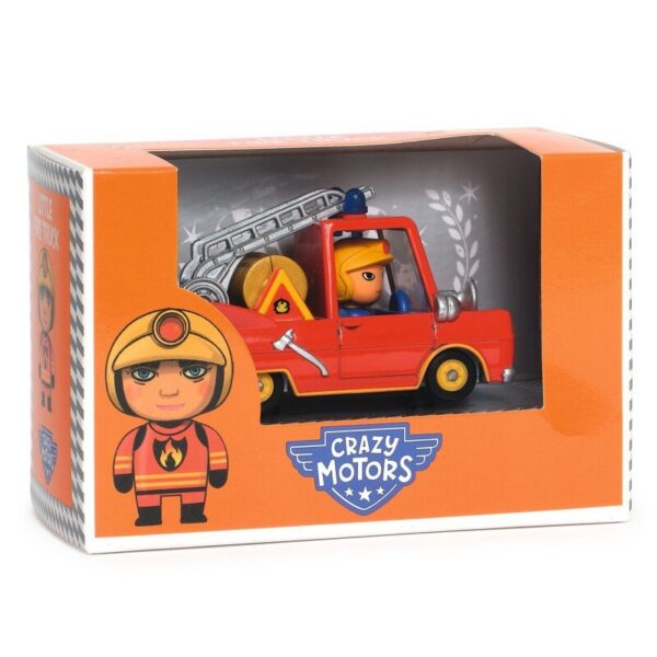 Djeco crazy motors tuletõrje auto