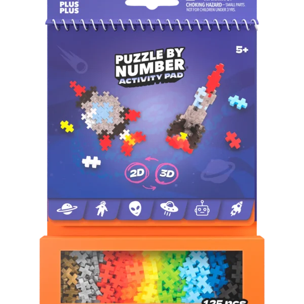 Plus Plus kosmose klotsid juhendiga