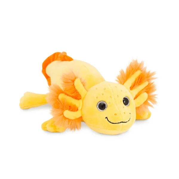 Pehme mänguasi, ookean, kollane aksolotl 20cm