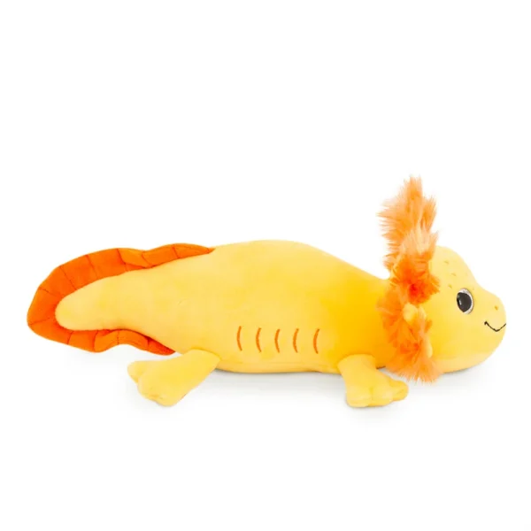 Pehme mänguasi, ookean, kollane aksolotl 20cm