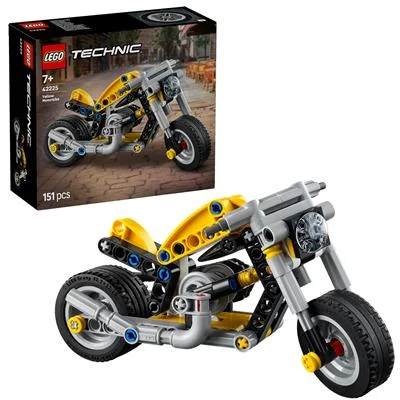 LEGO Technic kollane mootorratas