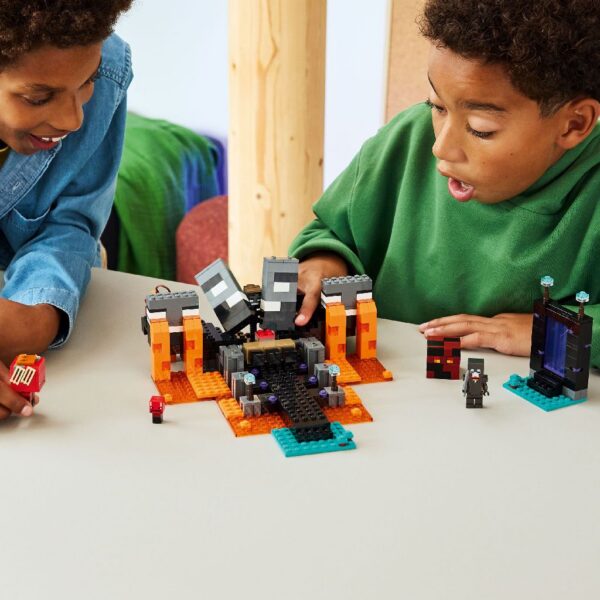Lego Minecraft Wither battle