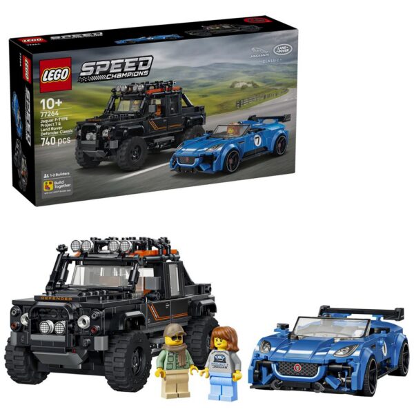 Lego Speed Jaguar ja Landrover